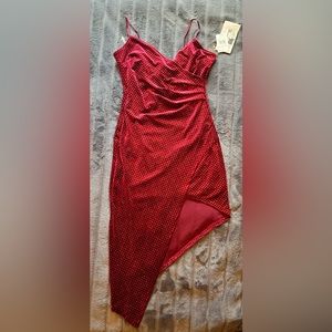 Wine Sparkle Cocktail Dress